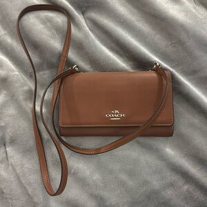 Caramel Coach Crossbody